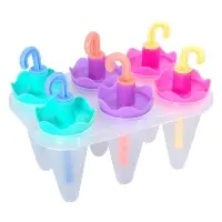 Формы для мороженого Яркие зонтики 6 ячеек