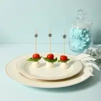 Шпажки для канапе Звезды серебро 24 шт Шпажки для канапе Звезды серебро 24 шт