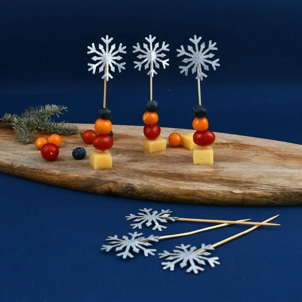Шпажки для канапе Снежинки 6 шт (ассортимент) Шпажки для канапе Снежинки 6 шт (ассортимент)