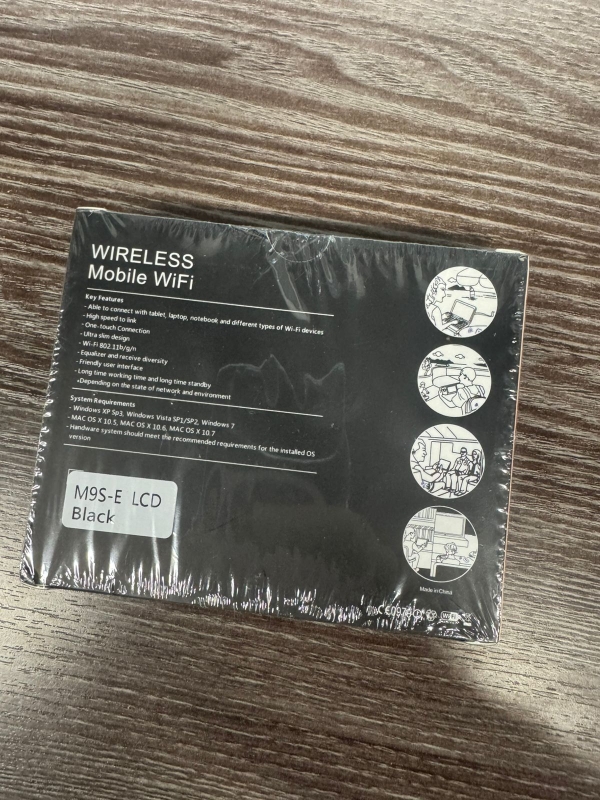 Мобильный Роутер Wi-Fi 4G LTE SIM карманный черный Мобильный Роутер Wi-Fi 4G LTE SIM карманный черный