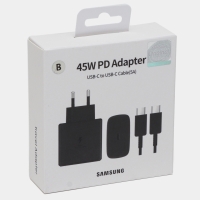 Комплект супер быстрой зарядки для Samsung: адаптер USB-C, 45W + кабель 5А