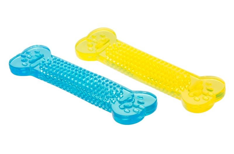 Резиновая кость 2 шт (цвет в ассортименте)