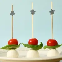 Шпажки для канапе Звезды серебро 24 шт Шпажки для канапе Звезды серебро 24 шт