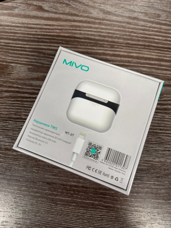 Наушники беспроводные MIVO MT-07 Наушники беспроводные MIVO MT-07