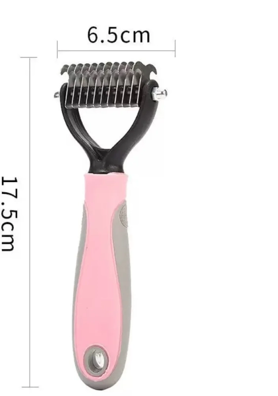 Расческа для кошек и собак розовая Расческа для кошек и собак розовая