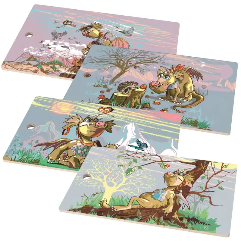 Разделочная доска Дракон весельчак 29х17 см (ассортимент) Разделочная доска Дракон весельчак 29х17 см (ассортимент)