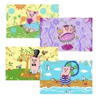 Подставка под горячее Милые свинки 18х28см (ассортимент) Подставка под горячее Милые свинки 18х28см (ассортимент)