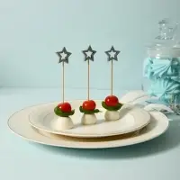 Шпажки для канапе Звездочет серебро набор 24 шт Шпажки для канапе Звездочет серебро набор 24 шт