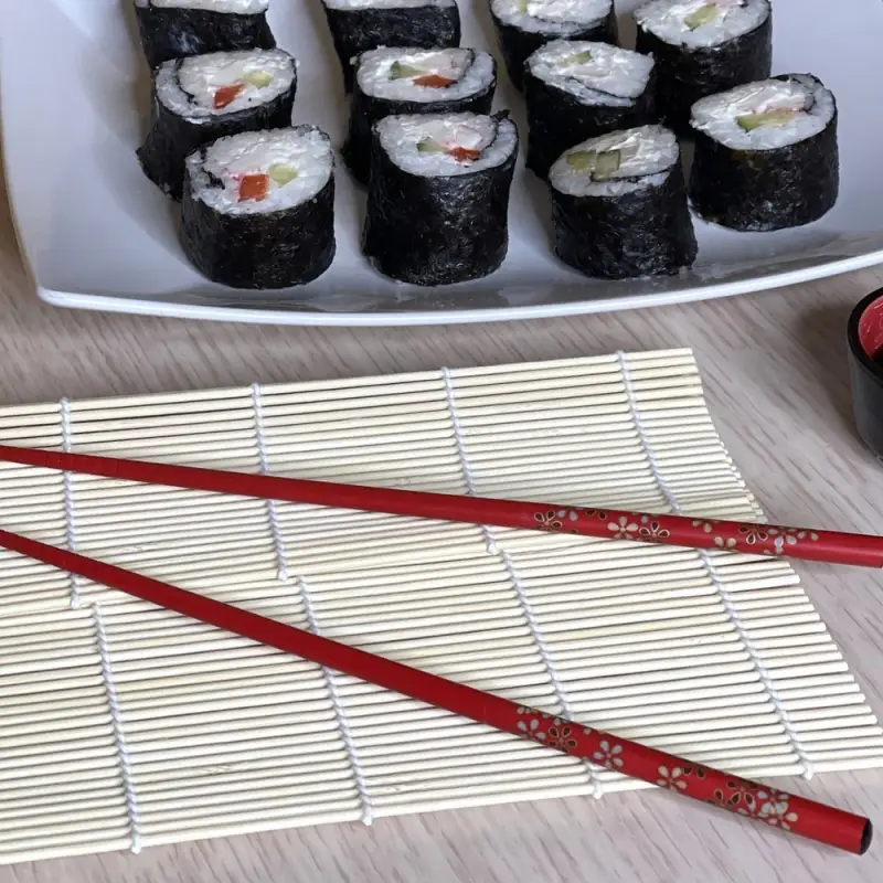 Циновка для роллов Суши Ролл 22,5х24 см Циновка для роллов Суши Ролл 22,5х24 см