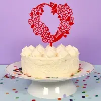 Топпер для украшения Сердце Топпер для украшения Сердце