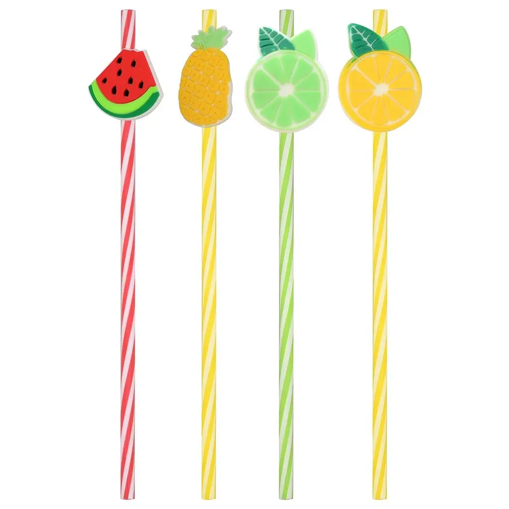 Трубочки для напитков Тропикана 4шт Трубочки для напитков Тропикана 4шт