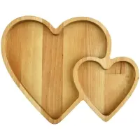 Менажница Два сердца 2 ячейки Менажница Два сердца 2 ячейки