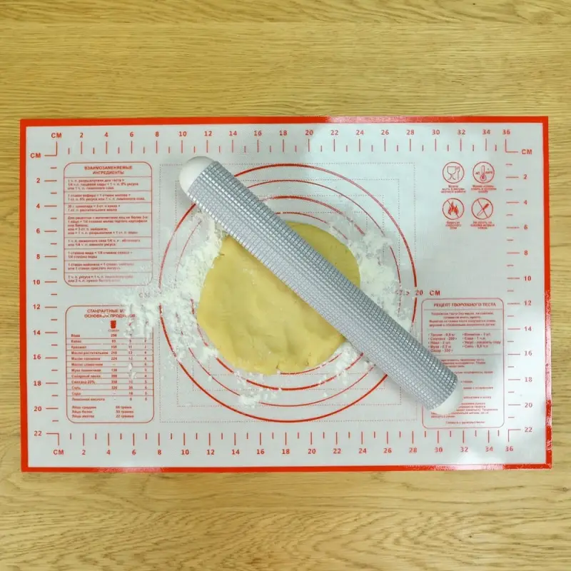 Коврик для выпечки с разметкой 40х30 см Коврик для выпечки с разметкой 40х30 см