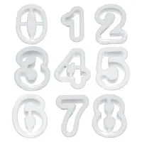 Формы для печенья, 9 цифр, "Знаменательные Даты", 3,5x4,5 см