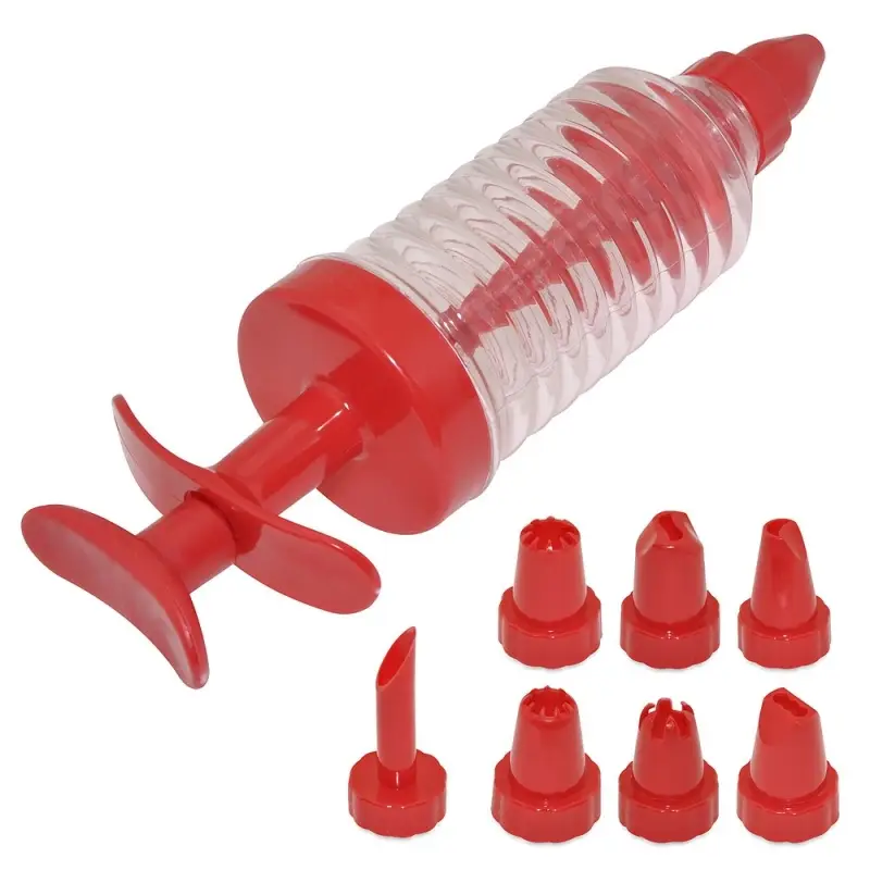 Декоратор для крема с 8 насадками (ассортимент) Декоратор для крема с 8 насадками (ассортимент)