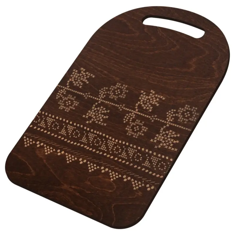 Доска разделочная Вышивка крестиком 29х18 см Доска разделочная Вышивка крестиком 29х18 см