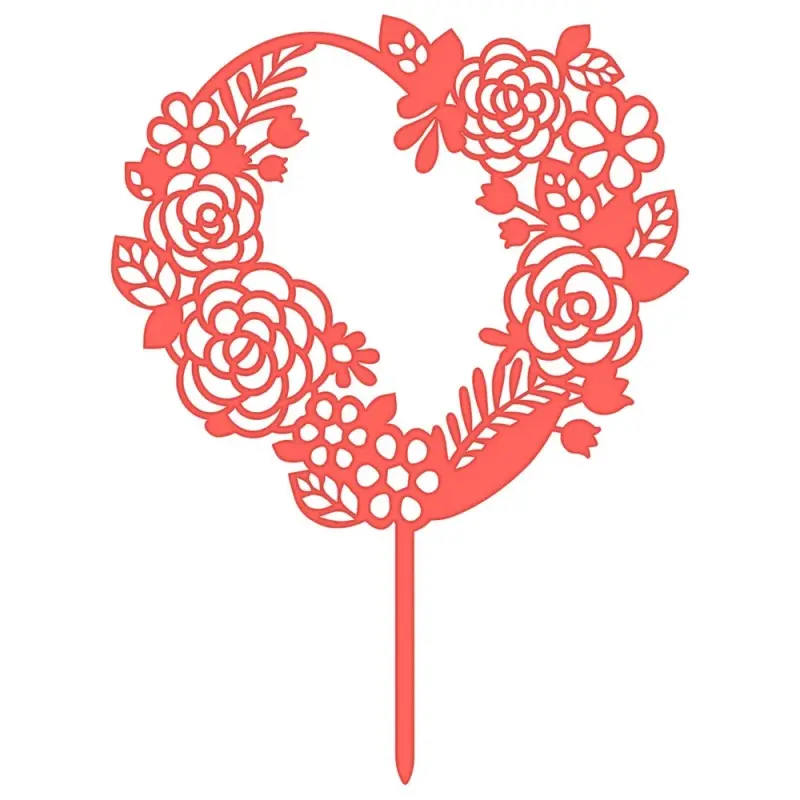 Топпер для украшения Сердце Топпер для украшения Сердце