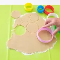 Форма для печенья, набор 6 шт, "Круг", диаметры 5,6,7,8,9,10 см