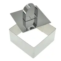 Кулинарная форма "Квадрат" с крышкой-прессом