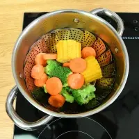 Пароварка "Здоровье", мин.диаметр 14см, макс.диаметр 23см, высота 7см