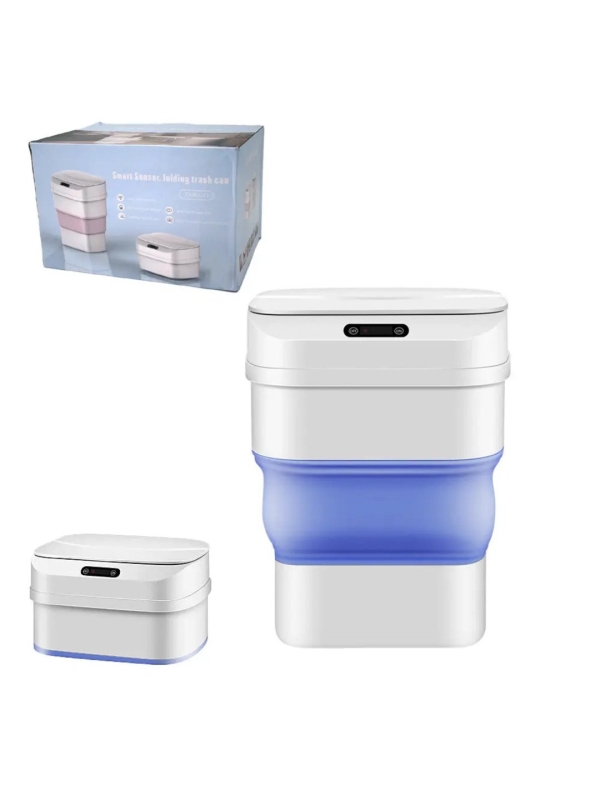Сенсорное бесконтактное мусорное ведро (цвет в ассортименте) Сенсорное бесконтактное мусорное ведро (цвет в ассортименте)