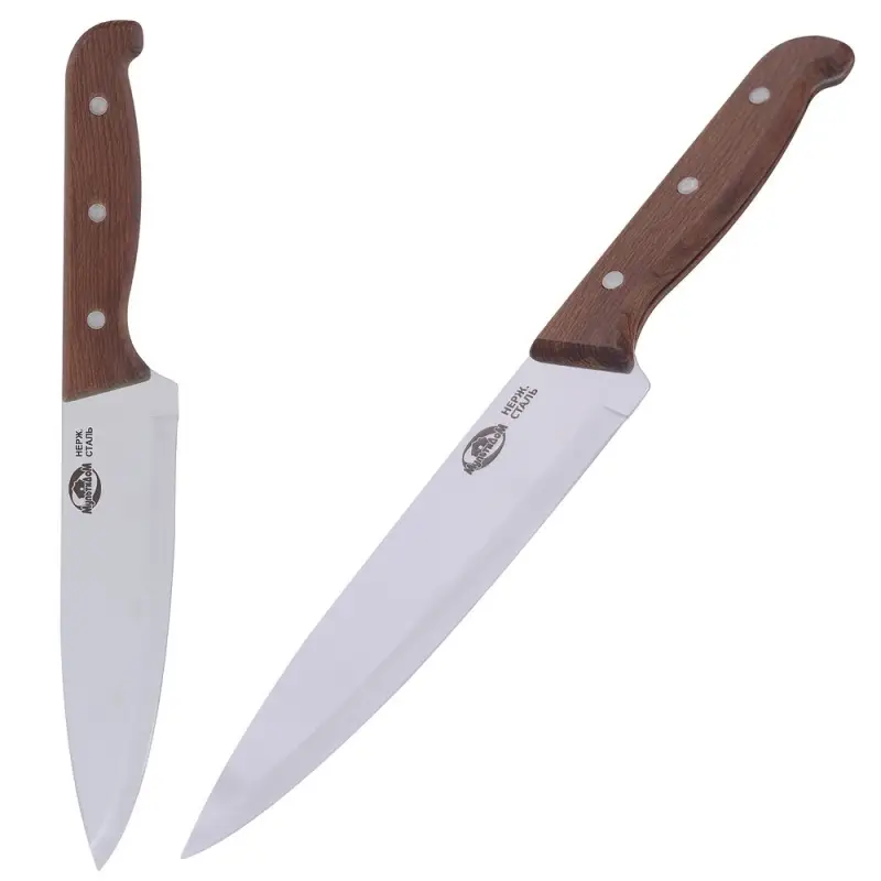 Нож кухонный Наше Ретро Шеф лезвие 16см