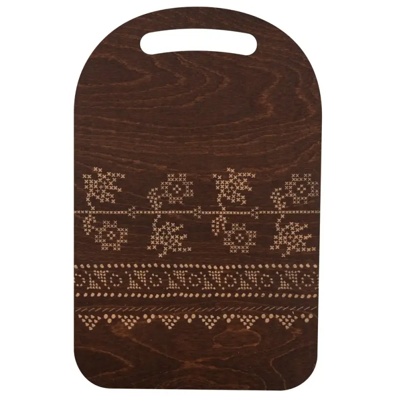 Доска разделочная Вышивка крестиком 29х18 см Доска разделочная Вышивка крестиком 29х18 см