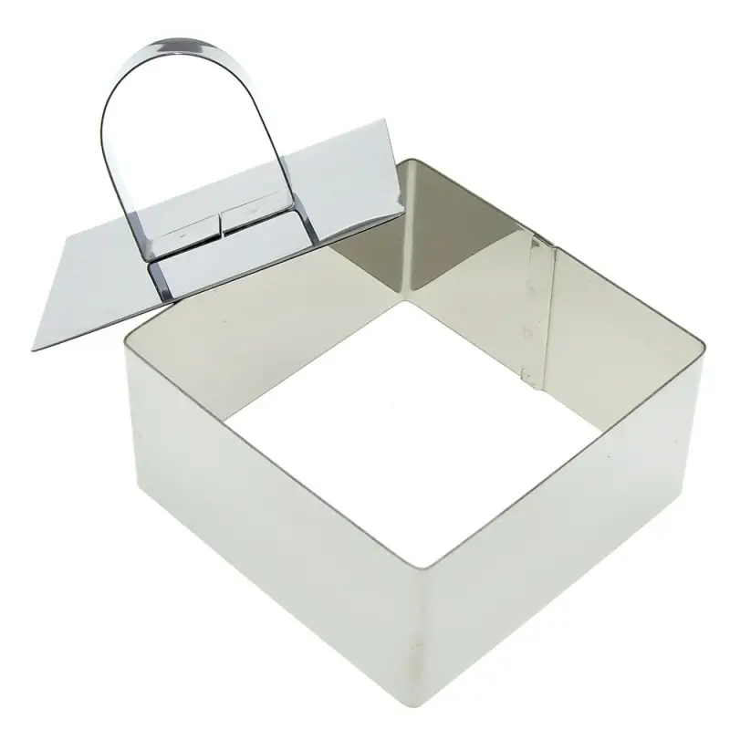 Кулинарная форма "Квадрат" с крышкой-прессом