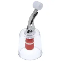 Пробка для бутылки с зажимом Стаканчик Пробка для бутылки с зажимом Стаканчик