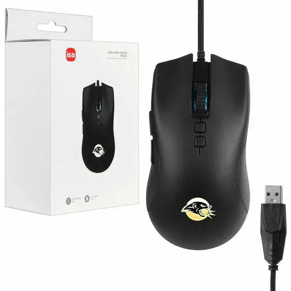 Мышь игровая проводная с подсветкой GM-4 ISA Мышь игровая проводная с подсветкой GM-4 ISA