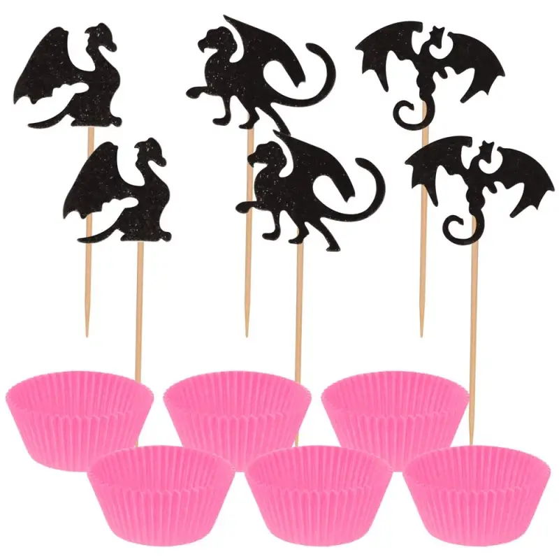 Топпер Драконы 12шт Топпер Драконы 12шт