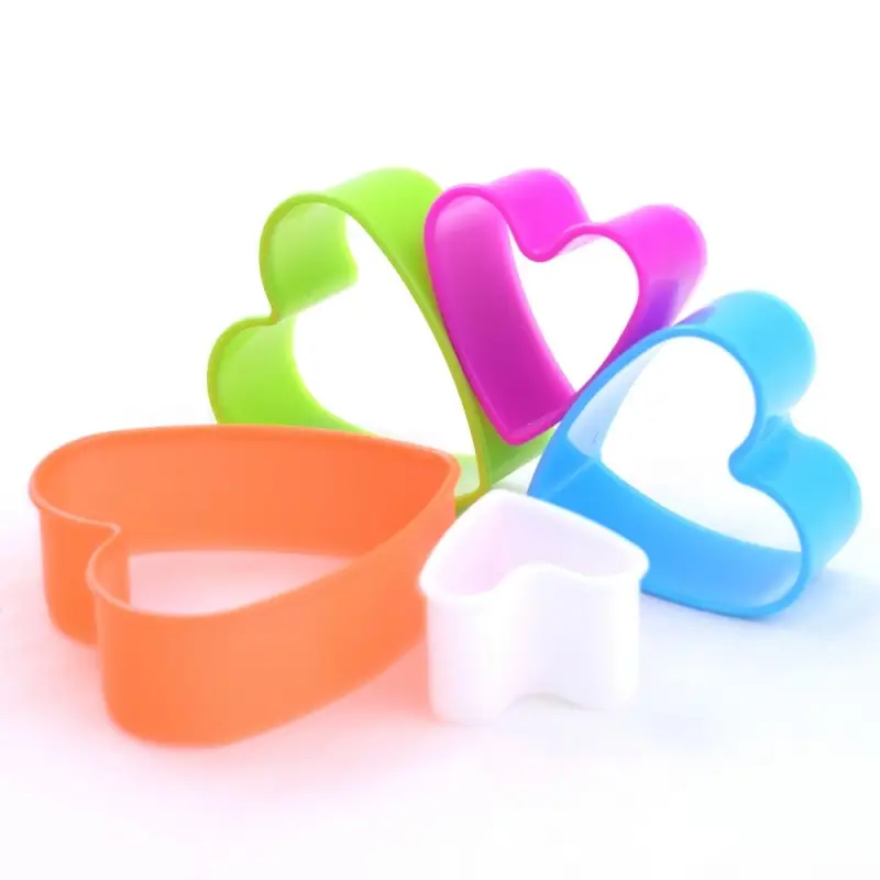 Форма для печенья, набор 5 шт, "Сердце"