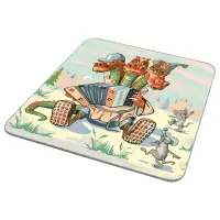 Доска разделочная Дракон весельчак 18х18 см (ассортимент) Доска разделочная Дракон весельчак 18х18 см (ассортимент)