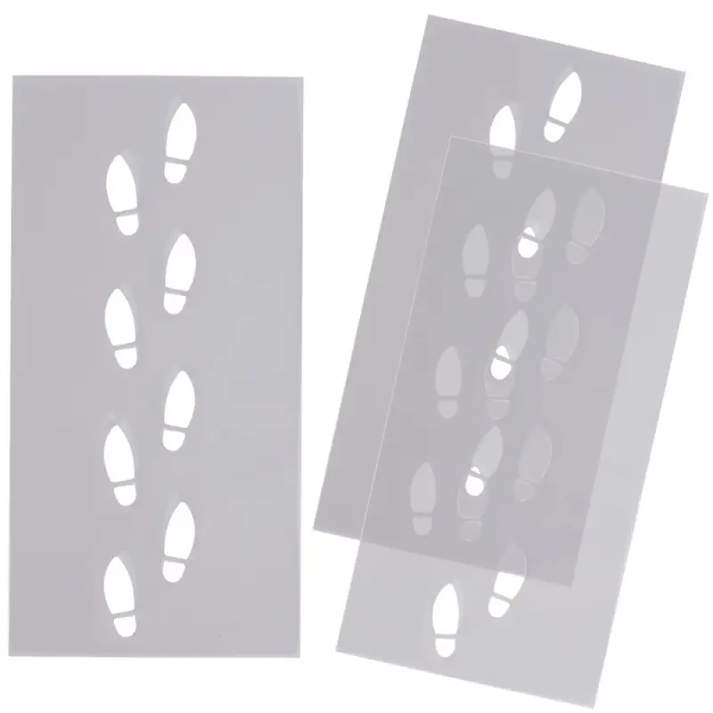 Трафарет для выпечки Следы Трафарет для выпечки Следы