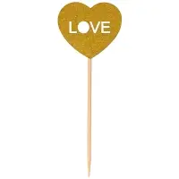 Топпер Любовь 6шт Топпер Любовь 6шт