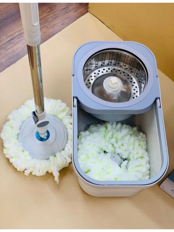 Швабра с отжимом и ведром для пола круглая Швабра с отжимом и ведром для пола круглая