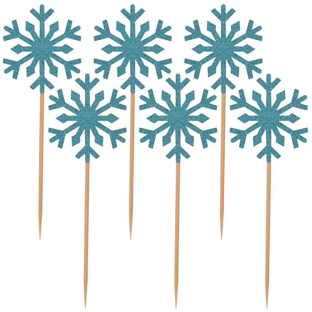 Шпажки для канапе Снежинки 6 шт (ассортимент) Шпажки для канапе Снежинки 6 шт (ассортимент)