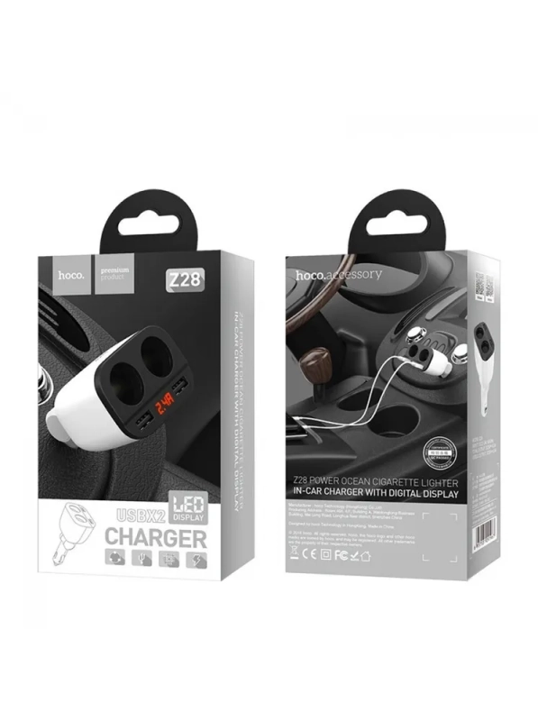 Автомобильное зарядное устройство Hoco Z28 Автомобильное зарядное устройство Hoco Z28