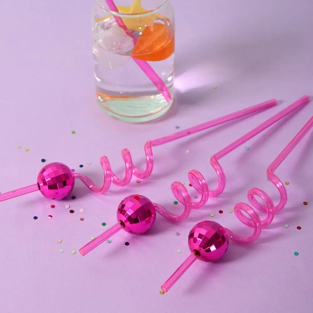 Трубочки для коктейля Шарики 4 шт (ассортимент) Трубочки для коктейля Шарики 4 шт (ассортимент)