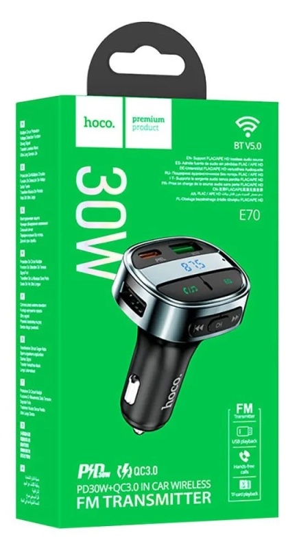 FM трансмиттер Hoco E70 FM трансмиттер Hoco E70