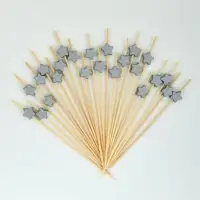 Шпажки для канапе Звезды серебро 24 шт Шпажки для канапе Звезды серебро 24 шт