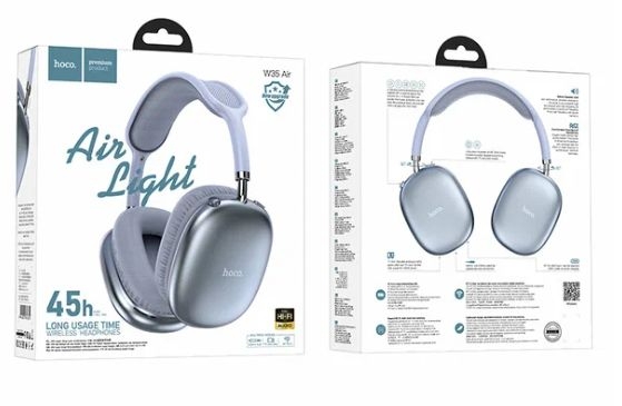 Наушники беспроводные Hoco W35 Air голубые Наушники беспроводные Hoco W35 Air голубые