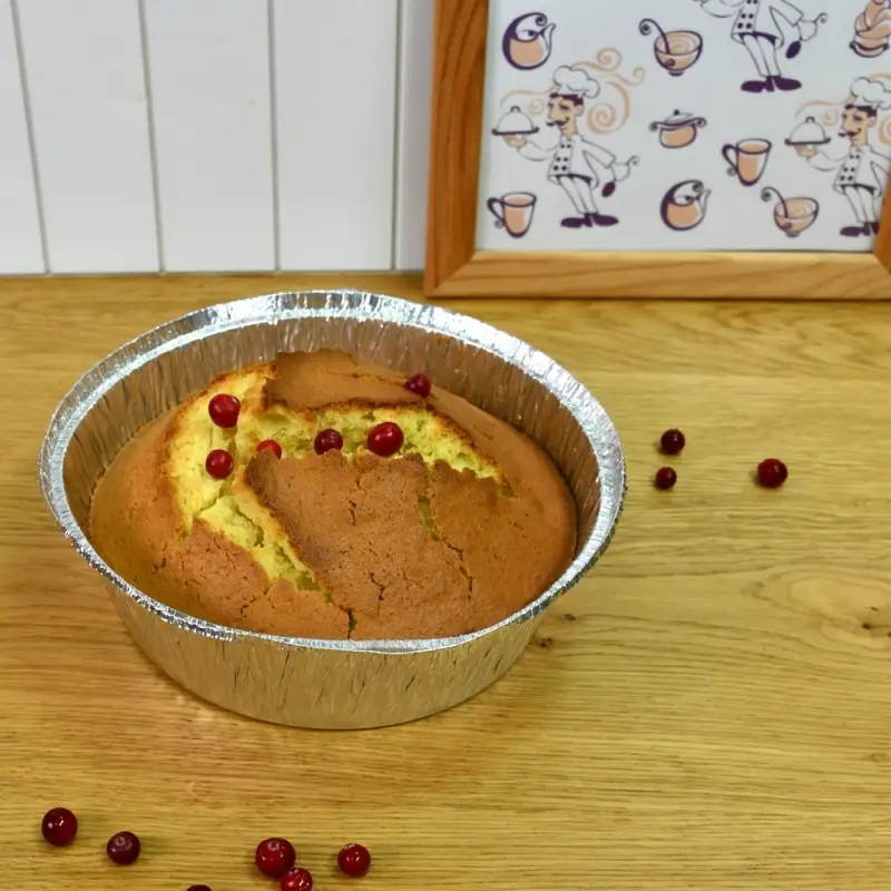 Формы для выпечки одноразовые 3 шт, диаметр 20см, высота 5.5см, 1400мл Формы для выпечки одноразовые 3 шт, диаметр 20см, высота 5.5см, 1400мл