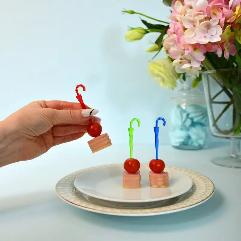 Шпажки для канапе Зонтики 20 шт Шпажки для канапе Зонтики 20 шт