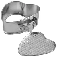 Кулинарная форма для выпечки "Сердце", разъемная, 10,5х10,5х4,5 см