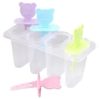 Формы для мороженого Мишки 4 ячейки Формы для мороженого Мишки 4 ячейки