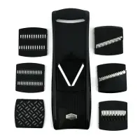 Терка с 7 насадками черная Терка с 7 насадками черная