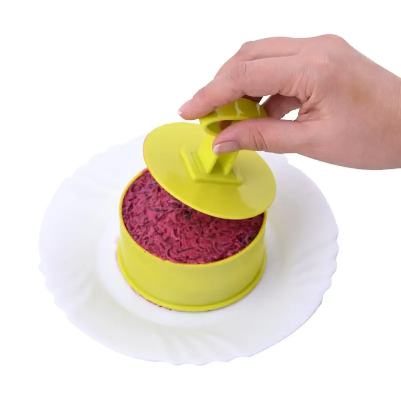 Кулинарная форма "Круг" с крышкой-прессом