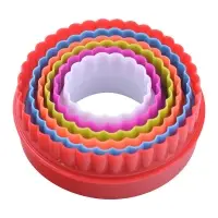 Форма для печенья, набор 6 шт, "Круг", диаметры 5,6,7,8,9,10 см