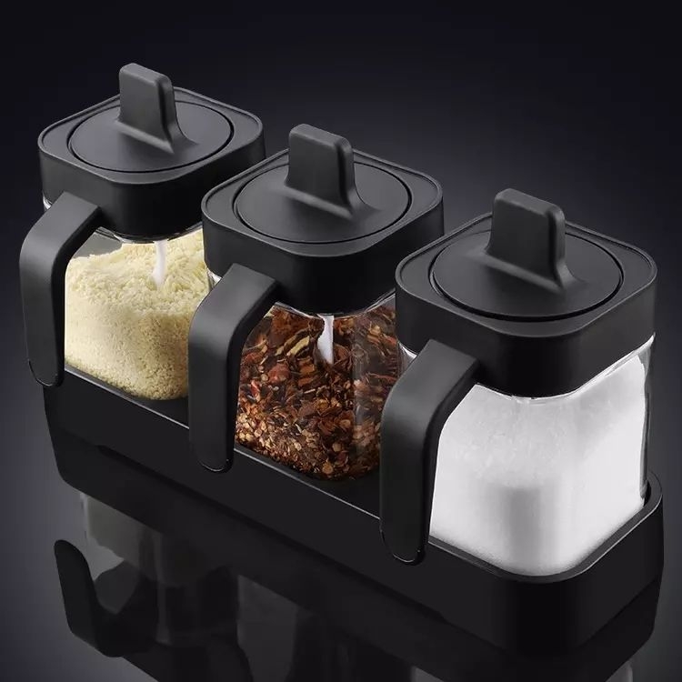 Контейнеры для специй с разделителями 3 шт Контейнеры для специй с разделителями 3 шт